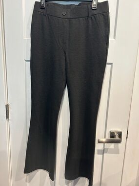 Large BETABRAND Charcoal Gray Dress Yoga Pants Large Petite